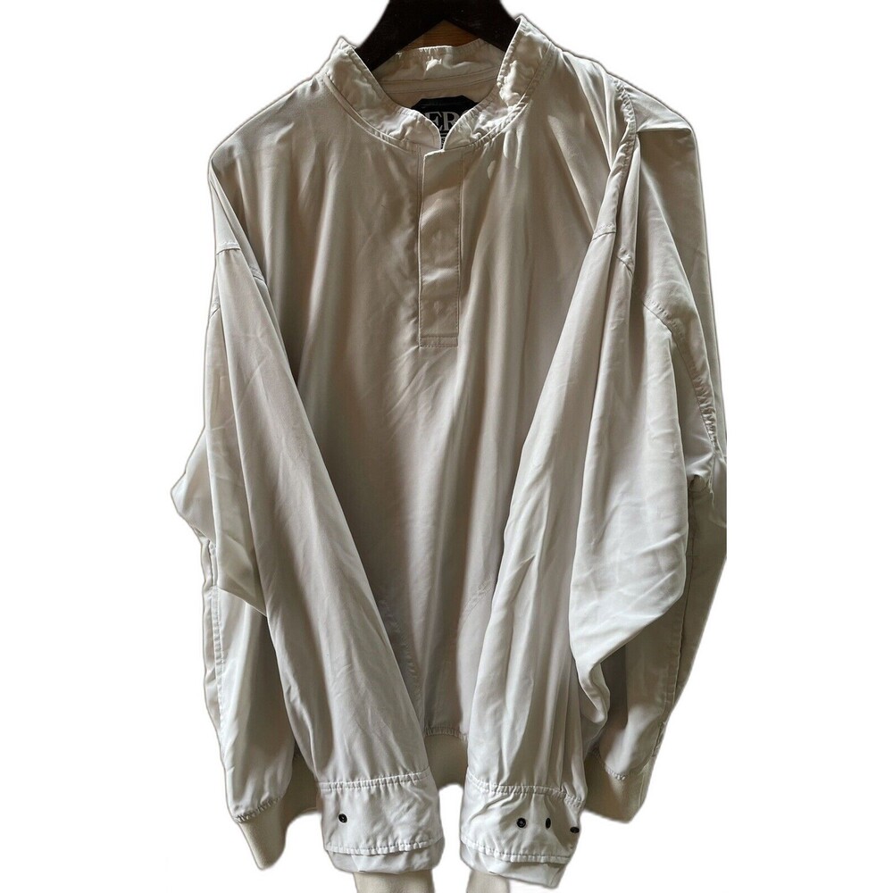 Zero Restriction Golf Outerwear Men’s Large Ivory Pullover Long Sleeve